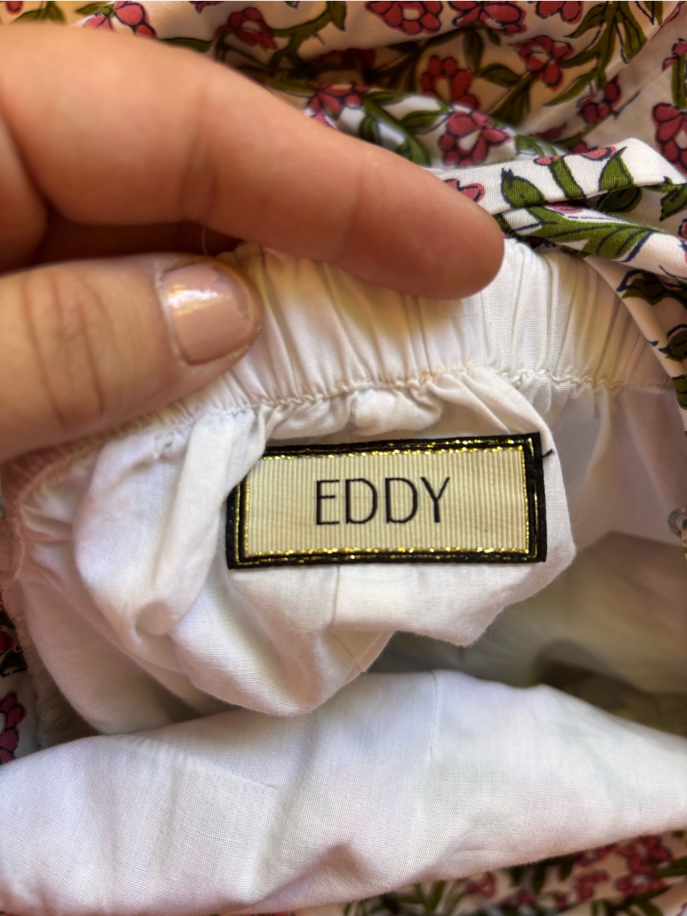 EDDY floral and fringe dress size XS, zipper needs repair - Picture 9 of 9